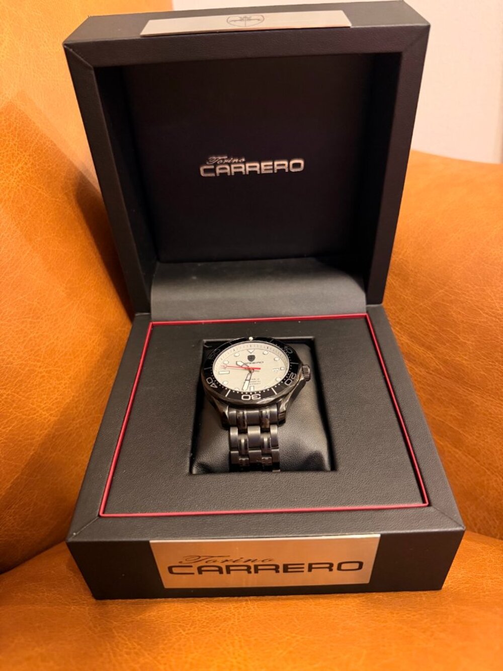 Torino Carrero Avatar J2 Automatic Dive Watch White Dial New in Box